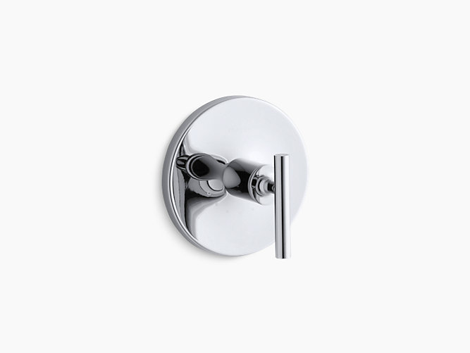 Purist® Valve trim with lever handle for thermostatic valve, requires valve